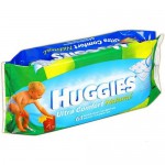 Салфетки влажные детские, Huggies (Хаггис) №64 Ультра комфорт нечерал без добавок