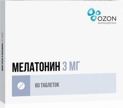 Мелатонин, табл. п/о пленочной 3 мг №60