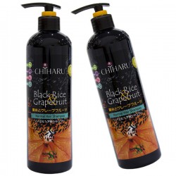 Шампунь Chiharu Черный рис Грейпфрут для нормальных волос 500 мл