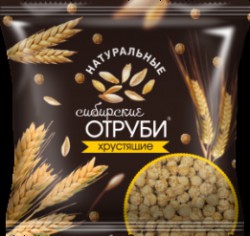 Отруби 100 г Сибирские натуральные хрустящие