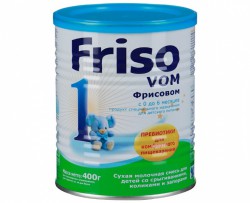 Смесь молочная, Friso (Фрисо) 400 г Фрисовом 1 с 0 до 6 мес