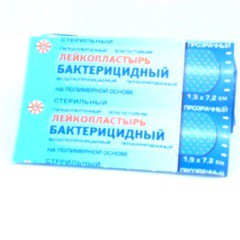 Лейкопластырь бактерицидный Leiko на полимерной основе р. 1.9смx7.2см 1 шт.